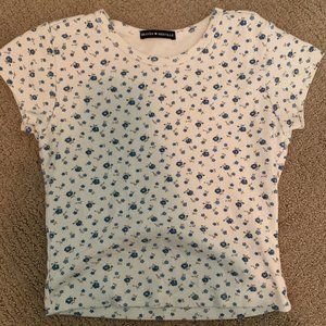Brandy Melville Blue Floral Top (RARE!!!)